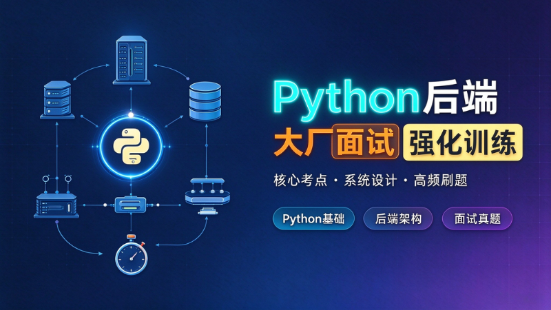 Python后端大厂面试强化训练